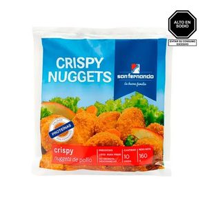 Crispy Nuggets SAN FERNANDO de Pollo 160gr Paquete 10Un