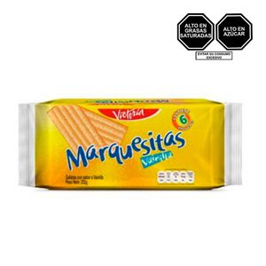 Galleta MARQUESITA Sabor a Vainilla Paquete 6 un