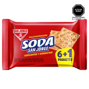 Galleta SAN JORGE Soda Paquete 7un