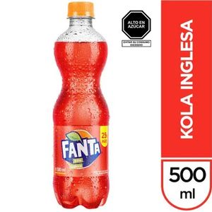 Gaseosa FANTA KOLA INGLESA Botella 500ml