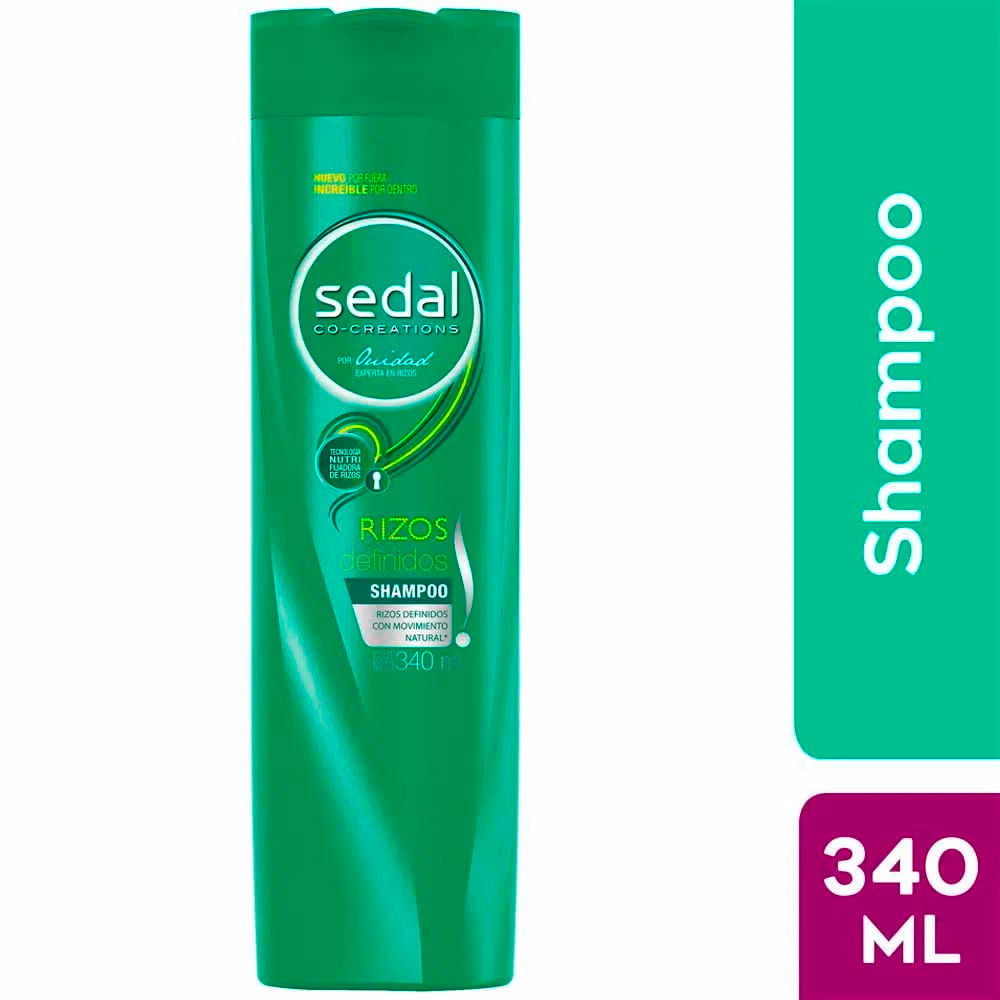 Shampoo SEDAL Rizos Definidos Frasco 340ml | Vega - vegaperu