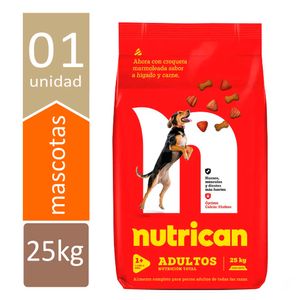 Comida Para Perros NUTRICAN Adultos Bolsa 25Kg