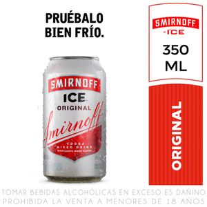 Vodka SMIRNOFF Ice Original Limón Lata 350ml