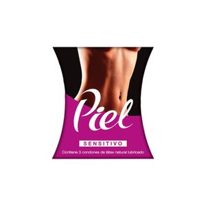 Preservativo PIEL Sensitivo Caja 3u