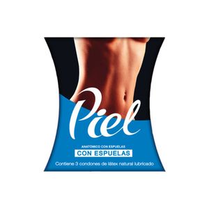 Preservativo PIEL con Espuelas Caja 3u