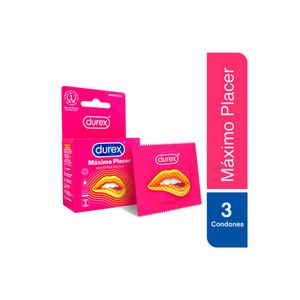 Preservativo DUREX Máximo Placer Caja 3u