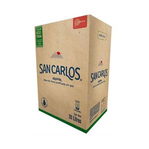 Agua SAN CARLOS Sin Gas Caja 20 Lt