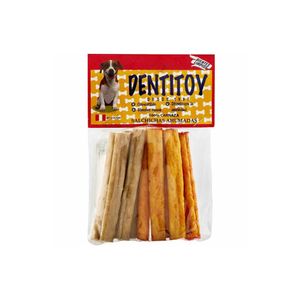 Cuidado Oral para Perros DENTITOY Carnaza Salchicha Ahumada Paquete 10un