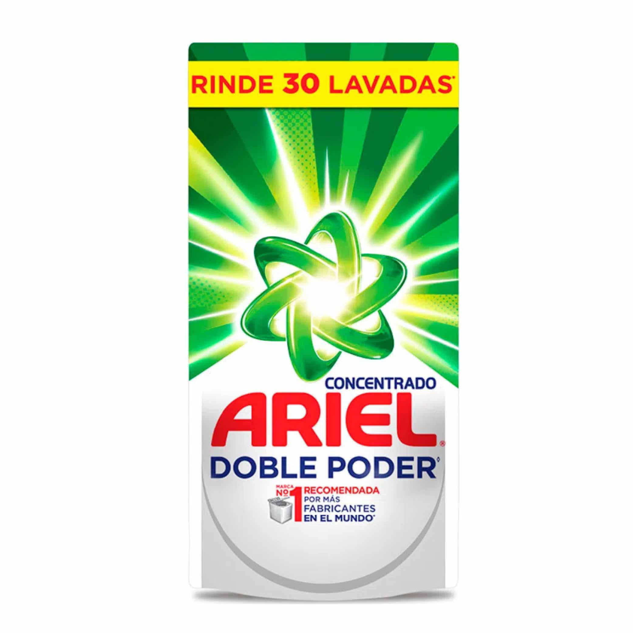 Detergente Liquido ARIEL Concentrado DPCK Botella 1.2Lt