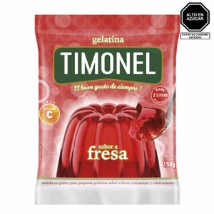 Gelatina TIMONEL Sabor a Fresa Bolsa 150gr