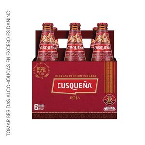 Cerveza CUSQUEÑA Red Lager Pack 6 Botella 310ml