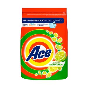 Detergente en Polvo ACE Limón Bolsa 4Kg