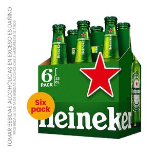 Cerveza HEINEKEN Pack 6 Botella 330ml