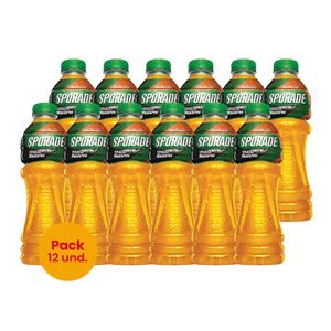 Pack 12 Bebida Rehidratante SPORADE Mandarina Botella 500ml
