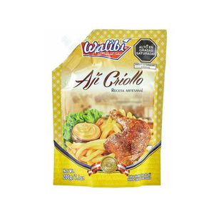 Salsa WALIBI Ají Criollo Doypack 200gr