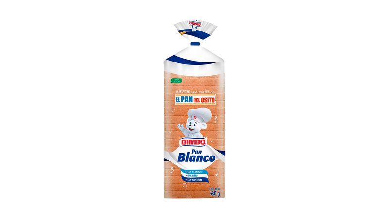 Pan de Molde Blanco Bimbo Bolsa 750 g 