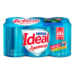 Mezcla Láctea IDEAL Amanecer Lata 390gr Paquete 6u