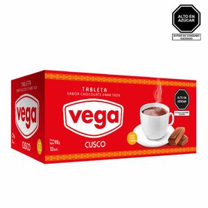 Chocolate para Taza VEGA Tableta 90g Display 12u