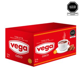 Chocolate para Taza VEGA Tableta 90gr Caja 50u