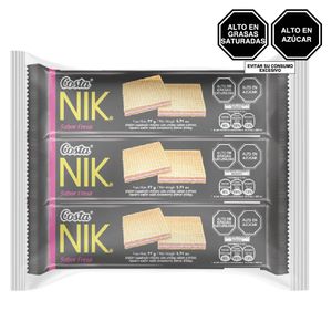 Wafer COSTA Nik Fresa Paquete 6u 72g