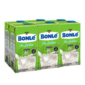 Mezcla Láctea BONLE Sin Lactosa Caja 480g Paquete 6u