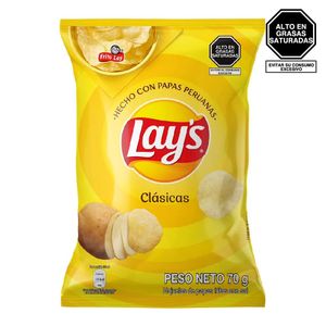 Papas LAYS Clásicas Bolsa 70g