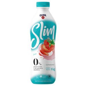 Yogurt GLORIA Slim Sabor a Fresa 1Kg