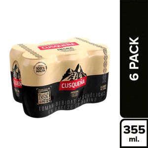 Cerveza CUSQUEÑA Malta Pack 6 Lata 355ml