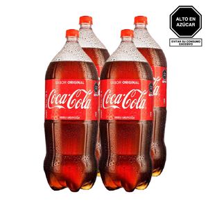 Gaseosa COCA COLA Botella 3L Paquete 4u