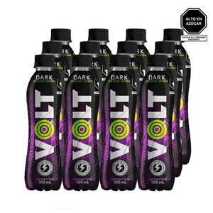 Bebida Energizante VOLT Dark Paquete 12u Botella 300ml