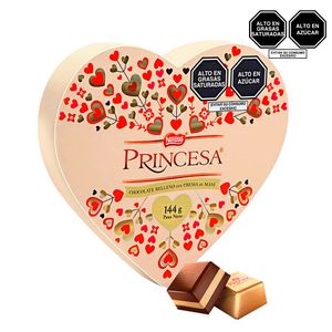 Chocolate PRINCESA Corazón Caja 144g