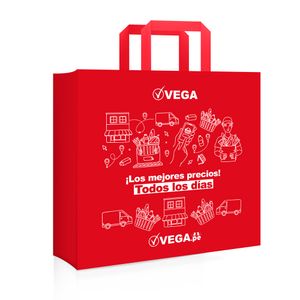Bolsa Notex VEGA sin Laminado Color Rojo 40x36x19
