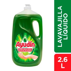 Lavavajilla Lìquido AYUDIN Limón Galón 2,6L