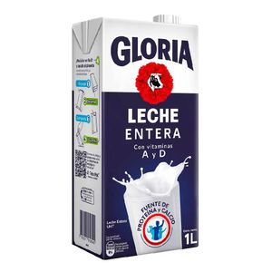 Leche GLORIA UHT Entera Caja 1L