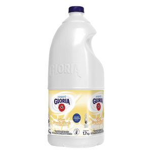 Yogurt Parcialmente Descremado GLORIA Sabor a Vainilla Galonera 1.7Kg