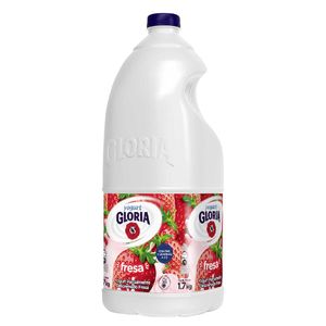 Yogurt Parcialmente Descremado GLORIA Sabor a Fresa Galonera 1.7Kg