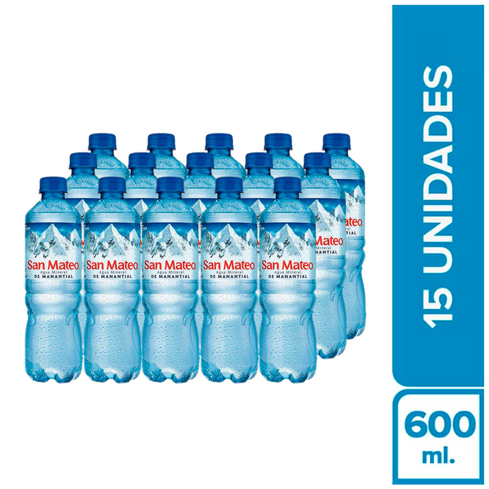 Agua con Gas marca Manantial x 600Ml en Promoción - Olímpica
