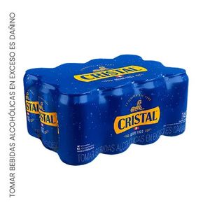 Cerveza CRISTAL Pack 12u Lata 355ml