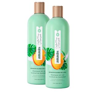 Shampoo AMARAS Control Frizz Frasco 400ml x 2u