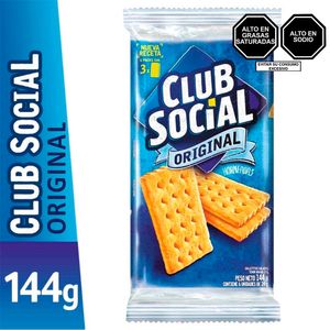 Galleta CLUB SOCIAL 24g Paquete 6un