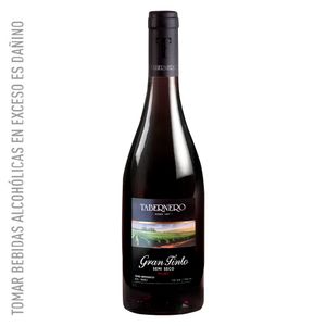 Vino TABERNERO Gran Tinto Semi Seco Botella 750ml