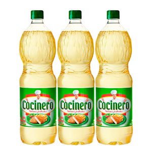 Aceite Vegetal COCINERO Botella 900L x3u