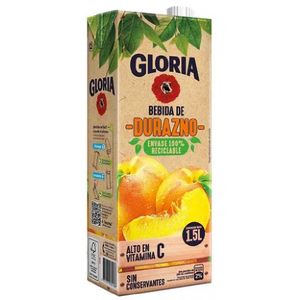 Bebida GLORIA Durazno Caja 1,5L