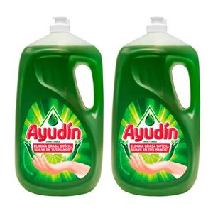Lavavajilla Lìquido AYUDIN Limón Galón 2,6L x2u
