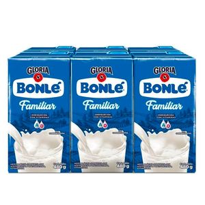 Mezcla Láctea BONLE Familiar Caja 480g Paquete 6u