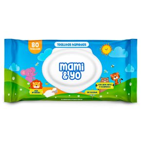 Toallitas Húmedas MAMI & YO Paquete 80u