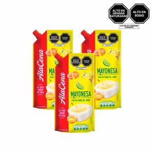 Mayonesa ALACENA Doypack 475g x 3u