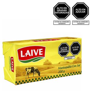 Mantequilla LAIVE con Sal Barra 180gr