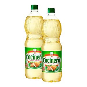 Aceite Vegetal COCINERO Pack 2u Botella 900ml