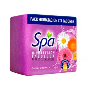 Jabón en Barra SPA Premium Radiante Tripack 345gr
